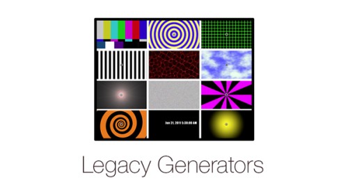 Legacy Generators, Ripple Training: Video editing tutorials for the best editing software for PC and Mac.